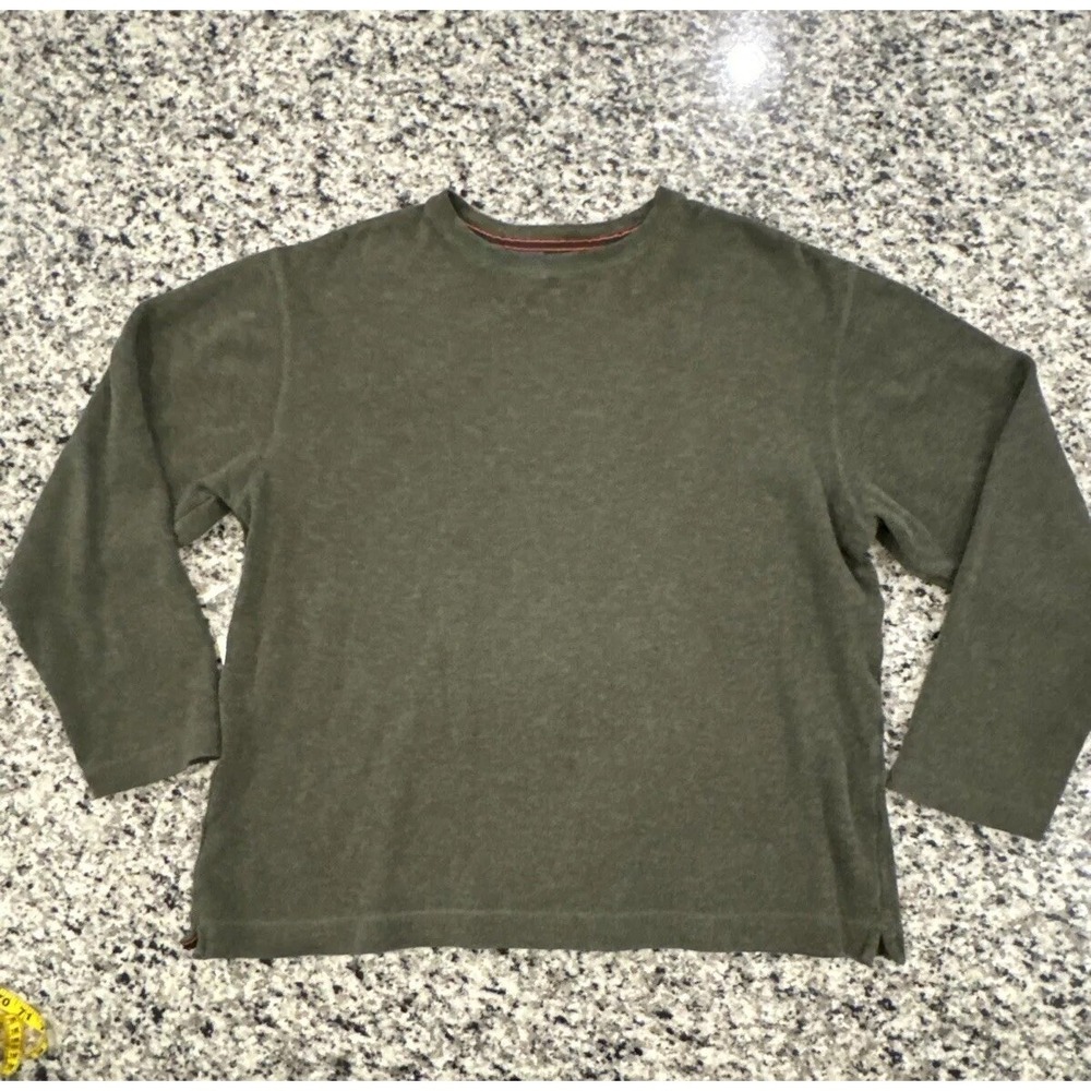 Gap‎ Mens Sweater Extra Large  XL Green Long sleeve crew neck Pullover #799
